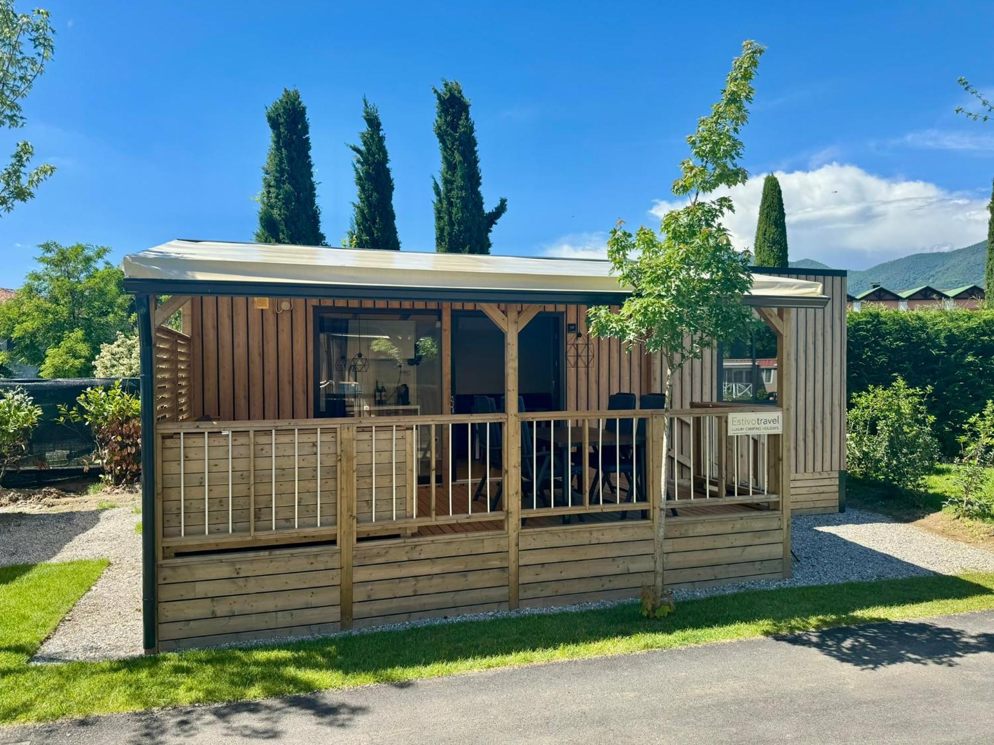 Estivo Premium Deluxe Mobile Homes On Camping Del Sole Village Iseo Exterior photo